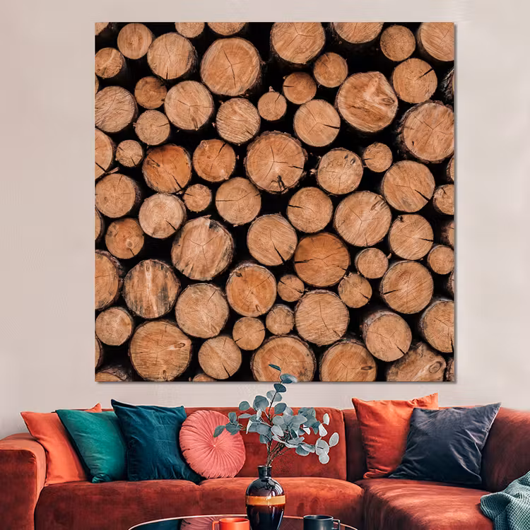 Forex - Houtblokken - Textuur - Patroon - Bruin - Rustiek — 3