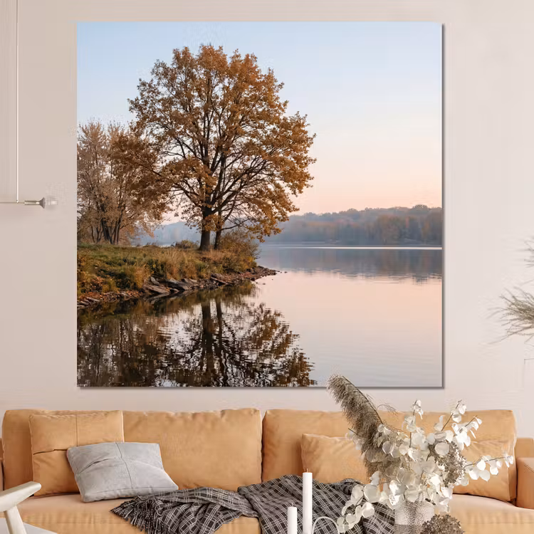 Forex - Bomen - Reflectie - Water - Zonsopgang - Serene — 4
