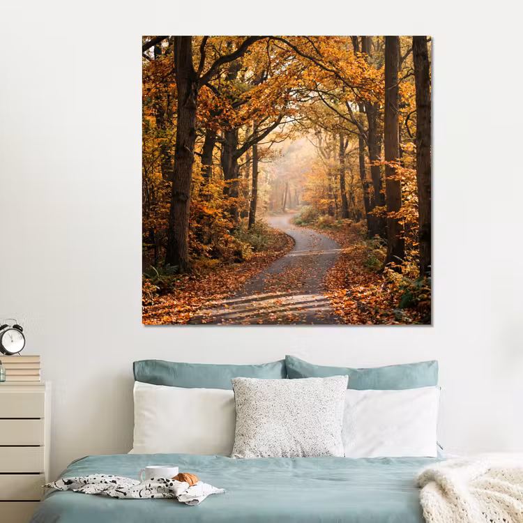 Forex - Bospad - Herfstbos - Bladeren - Oranje - Nostalgisch — 2