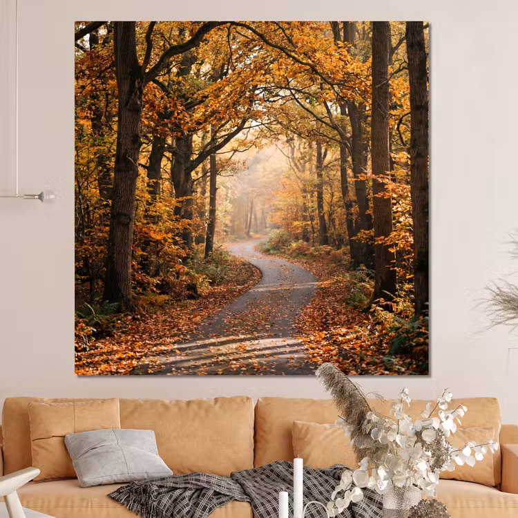 Forex - Bospad - Herfstbos - Bladeren - Oranje - Nostalgisch — 4