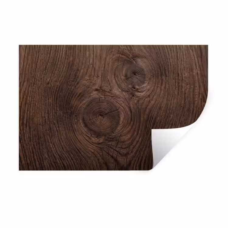 Muursticker - Houtnerf - Textuur - Patroon - Bruin - Rustiek