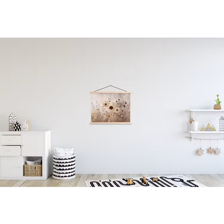Schoolplaat - Wilde bloemen - Botanisch - Vintage - Natuur - Rustiek — 3