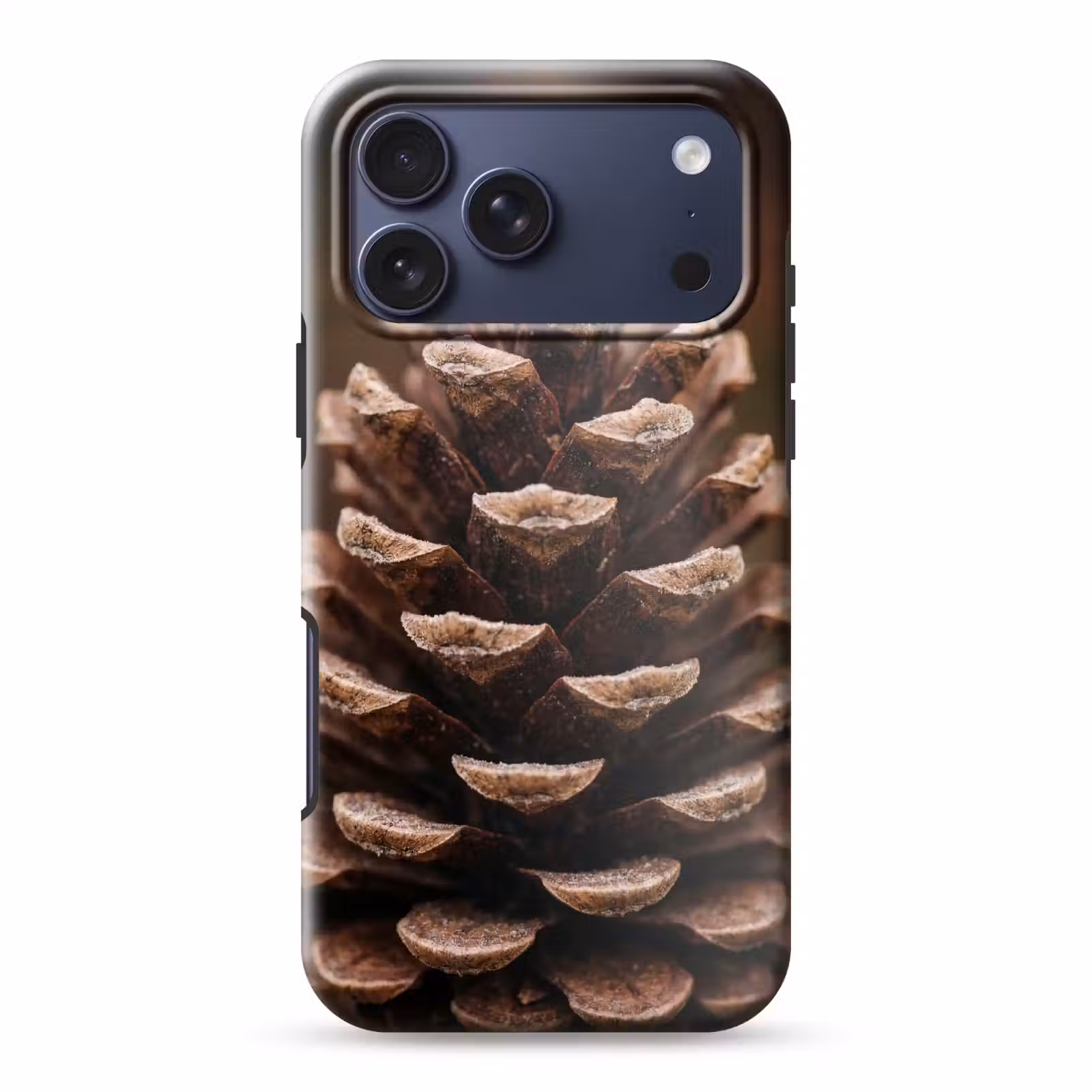 Telefoonhoesje Toughcase - Dennenappel - Bos - Herfst - Bruin - Sfeervol — 1