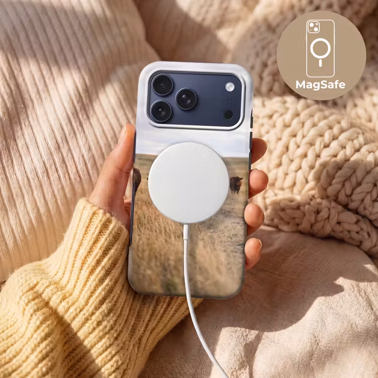 Telefoonhoesje Toughcase - Runderen - Kudde - Landschap - Weide - Rustig — 8