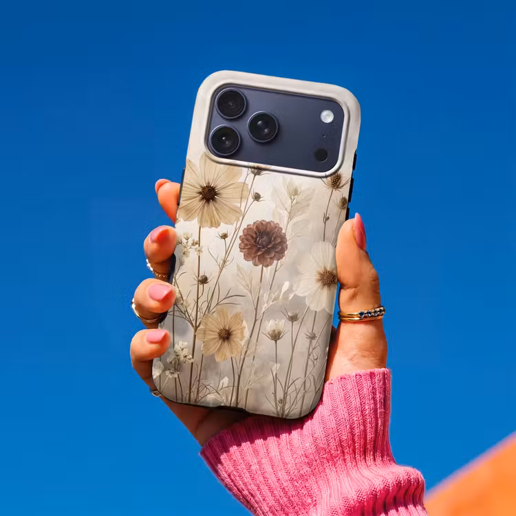 Telefoonhoesje Toughcase - Wilde bloemen - Botanisch - Vintage - Natuur - Rustiek — 2