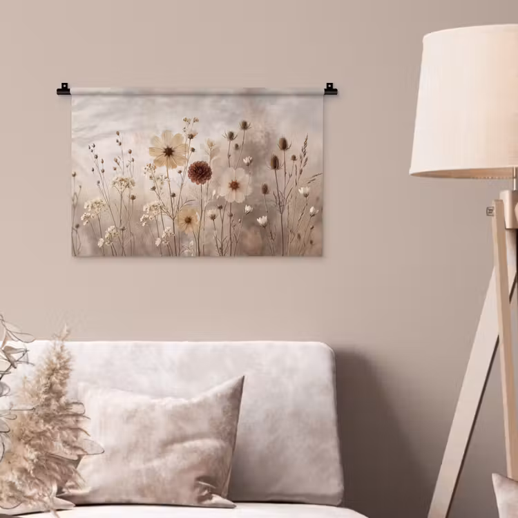 Wandkleed - Wilde bloemen - Botanisch - Vintage - Natuur - Rustiek — 2