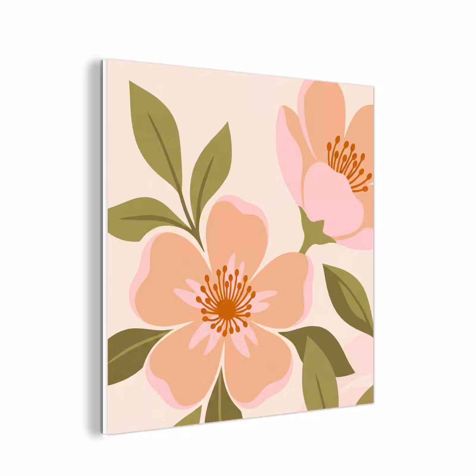 Forex - Grafisch - Bloemen - Roze — 1