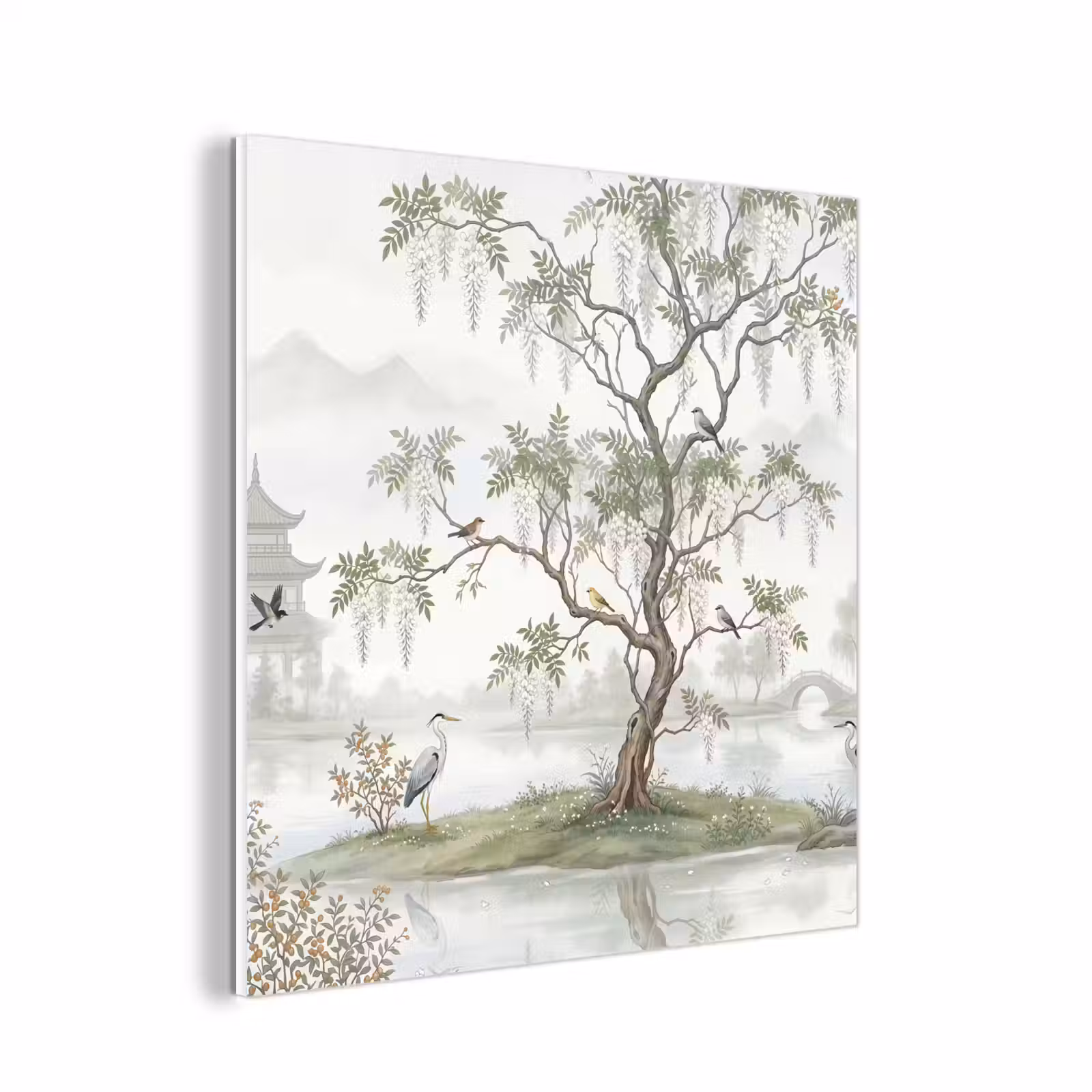 Forex - Reiger - Landschap - Groen — 1