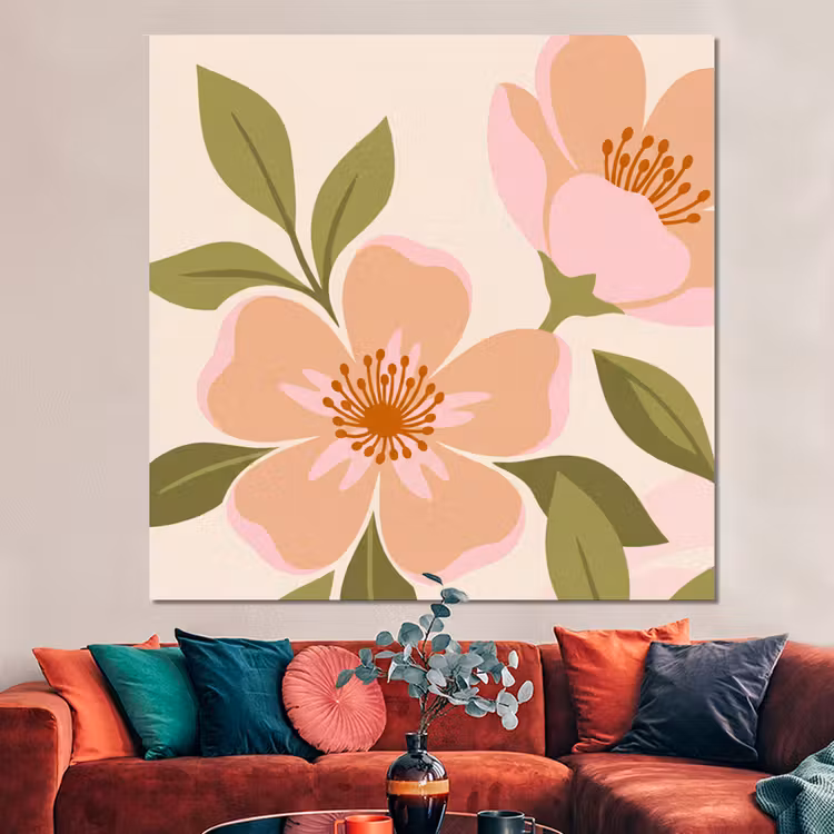 Forex - Grafisch - Bloemen - Roze — 3