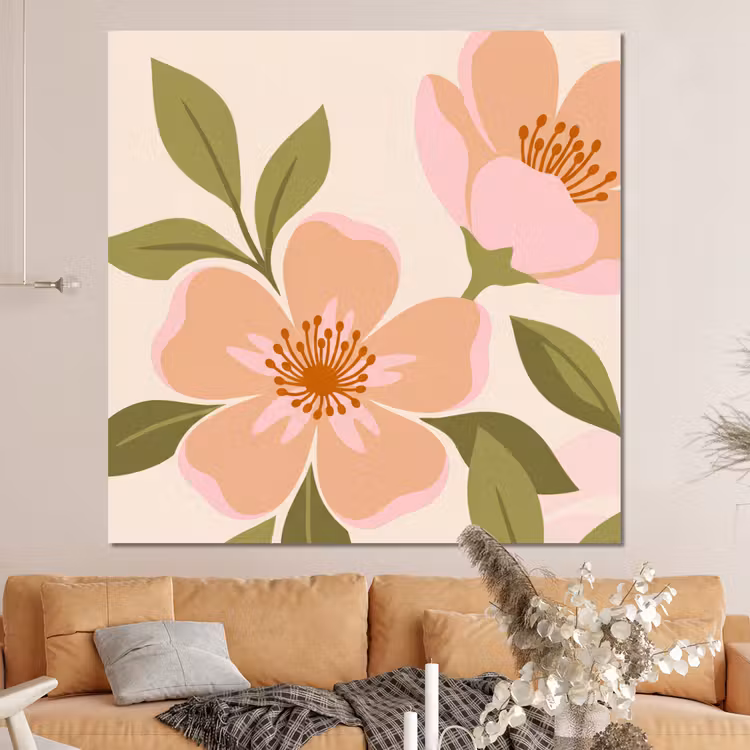 Forex - Grafisch - Bloemen - Roze — 4