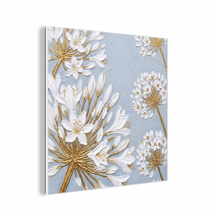Forex - Illustratie - Bloemen - Blauw — 1