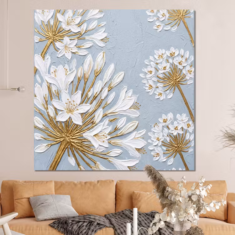 Forex - Illustratie - Bloemen - Blauw — 4