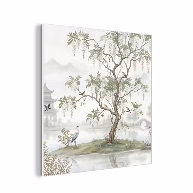 Forex - Reiger - Landschap - Groen — 1