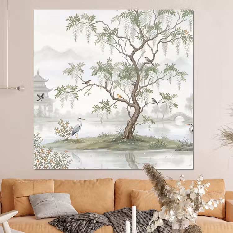Forex - Reiger - Landschap - Groen — 4
