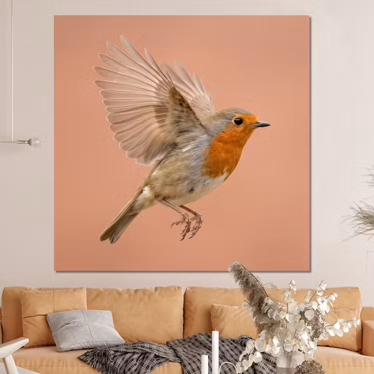 Forex - Roodborst - Natuur - Roze — 4