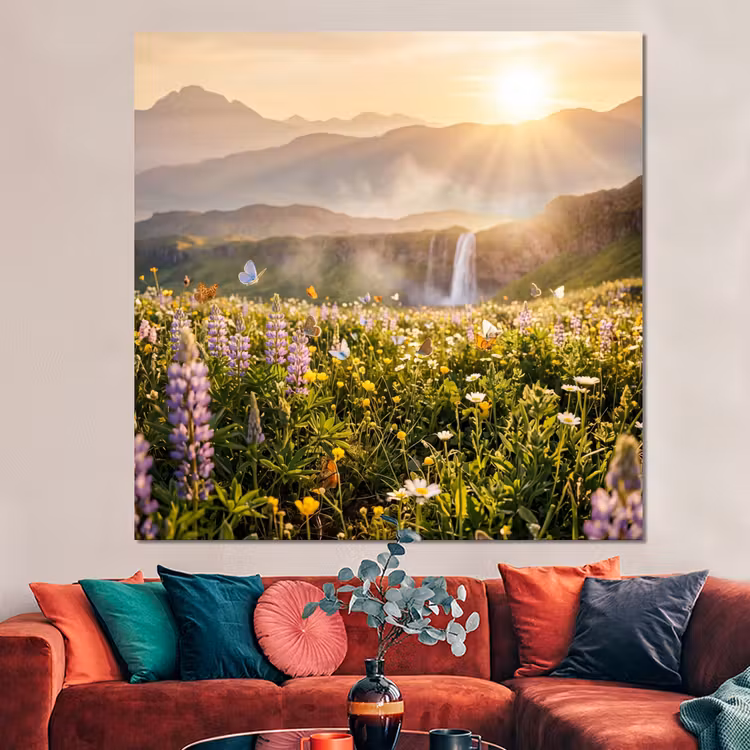 Forex - Vlinders - Waterval - Bloemenveld — 3