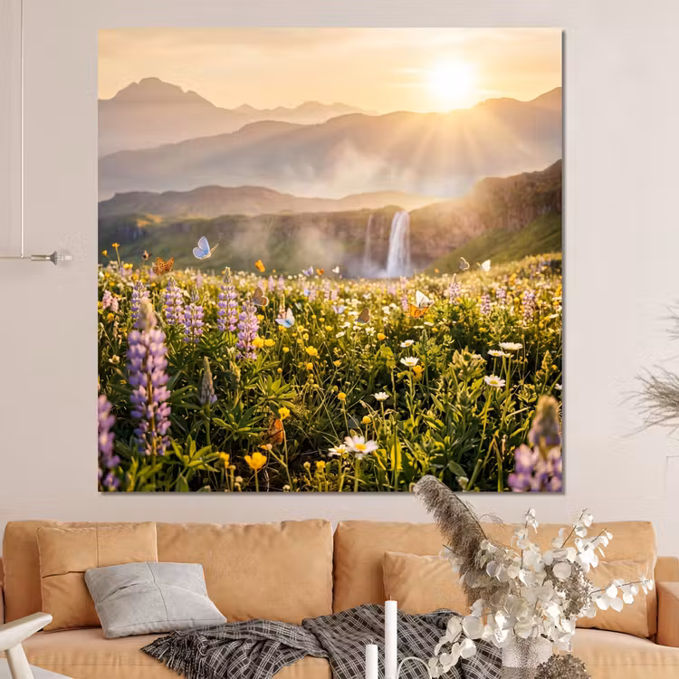 Forex - Vlinders - Waterval - Bloemenveld — 4