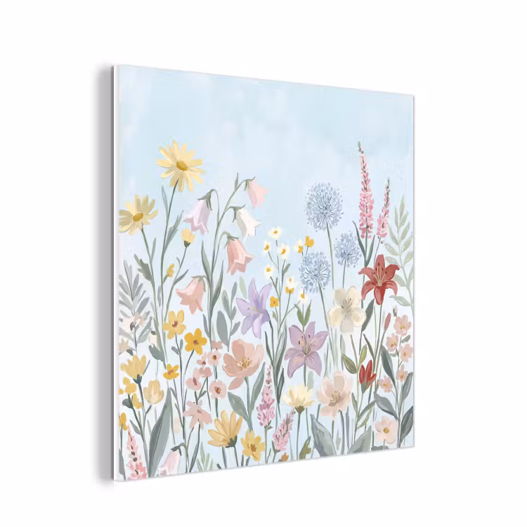 Forex - Weidebloemen - Illustratie - Kleurrijk — 1