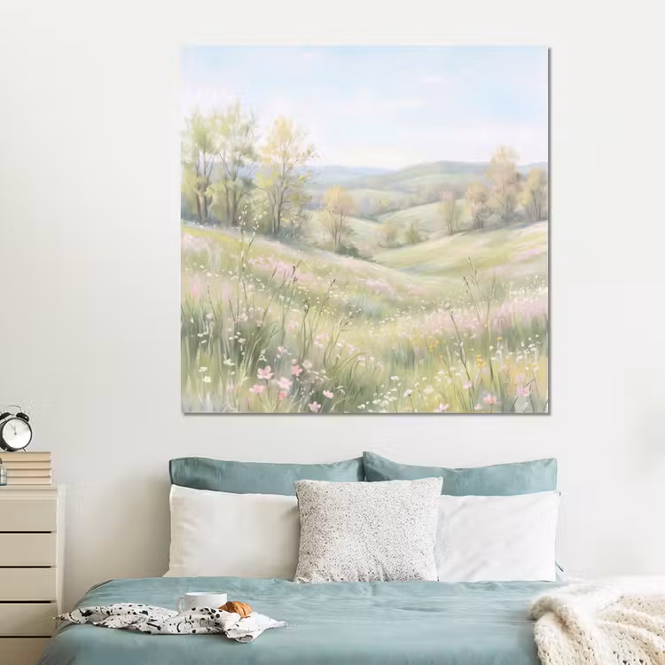 Forex - Bloemen veld - Bloemen - Groen — 2