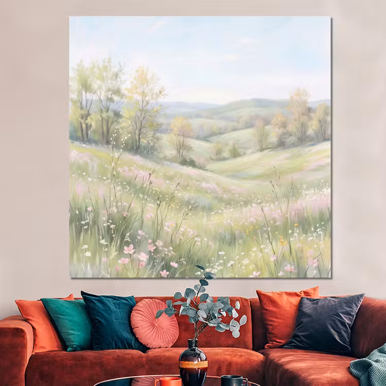 Forex - Bloemen veld - Bloemen - Groen — 3