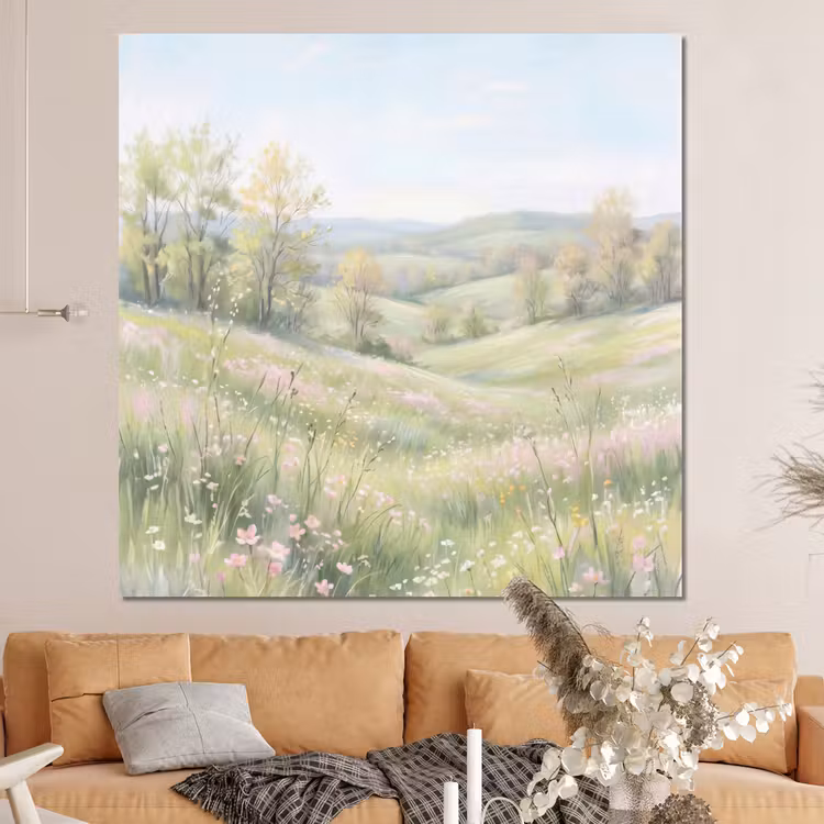 Forex - Bloemen veld - Bloemen - Groen — 4