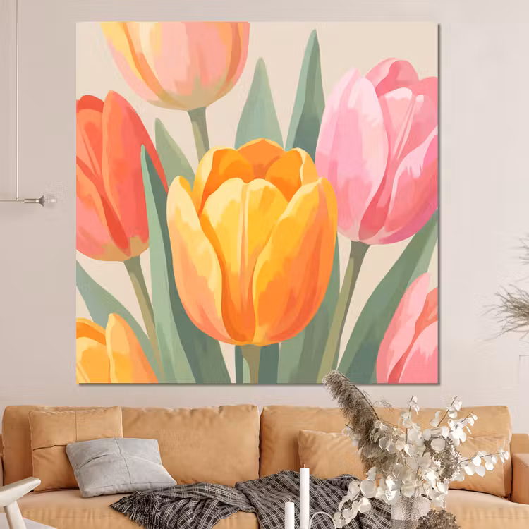 Forex - Tulpen - Abstract - Kleurrijk — 4