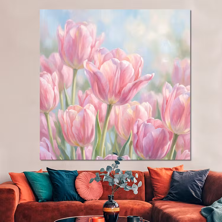 Forex - Tulpen - Veld - Lente - Roze — 3