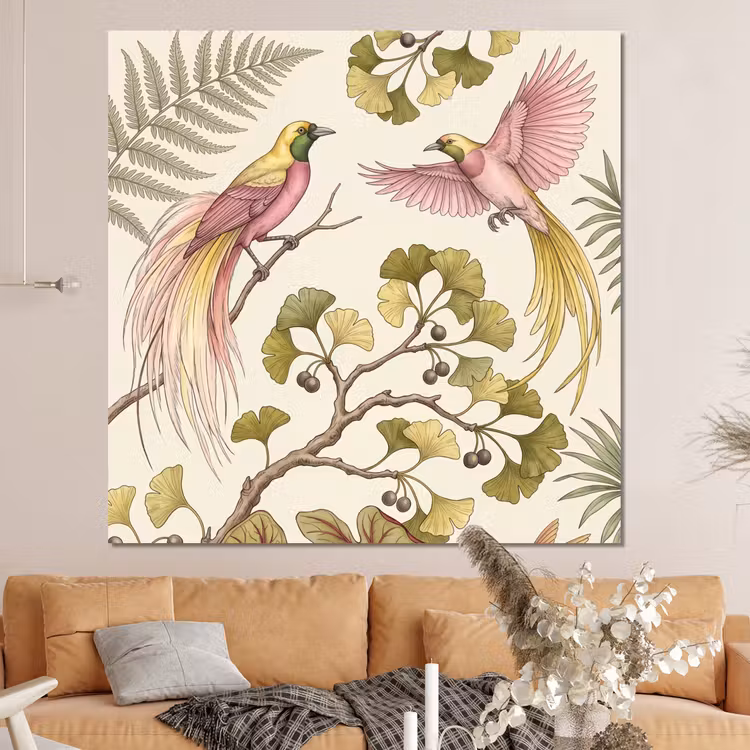 Forex - Vogels - Tropisch - Botanisch - Roze — 4