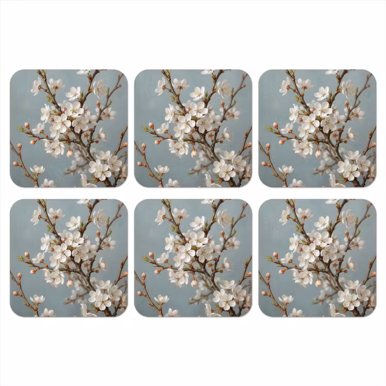 Onderzetter - Botanisch - Stilleven - Blauw