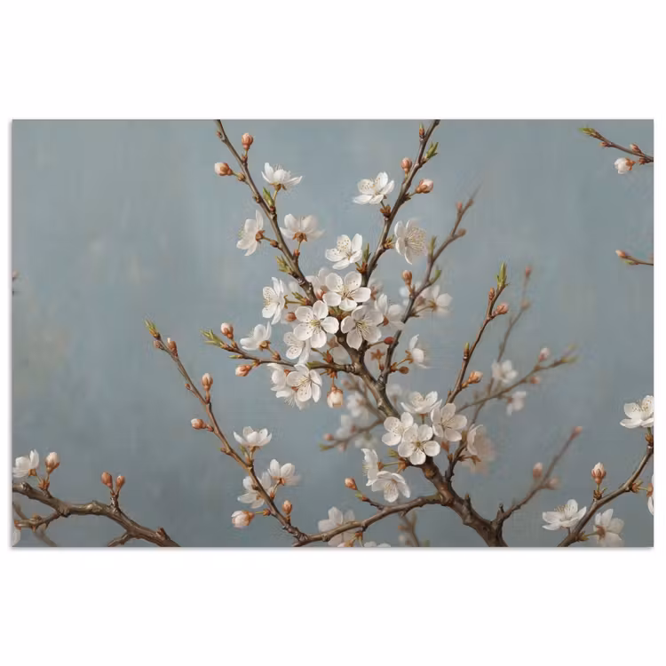 Poster - Botanisch - Stilleven - Blauw