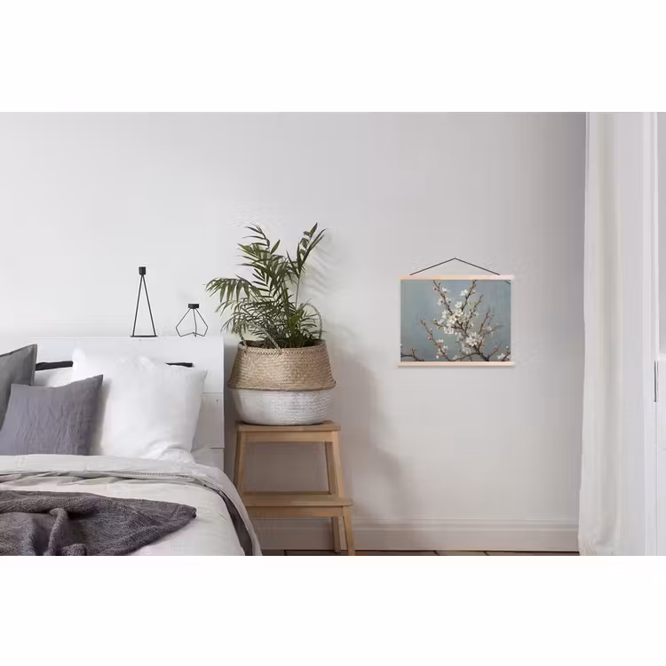 Schoolplaat - Botanisch - Stilleven - Blauw — 2