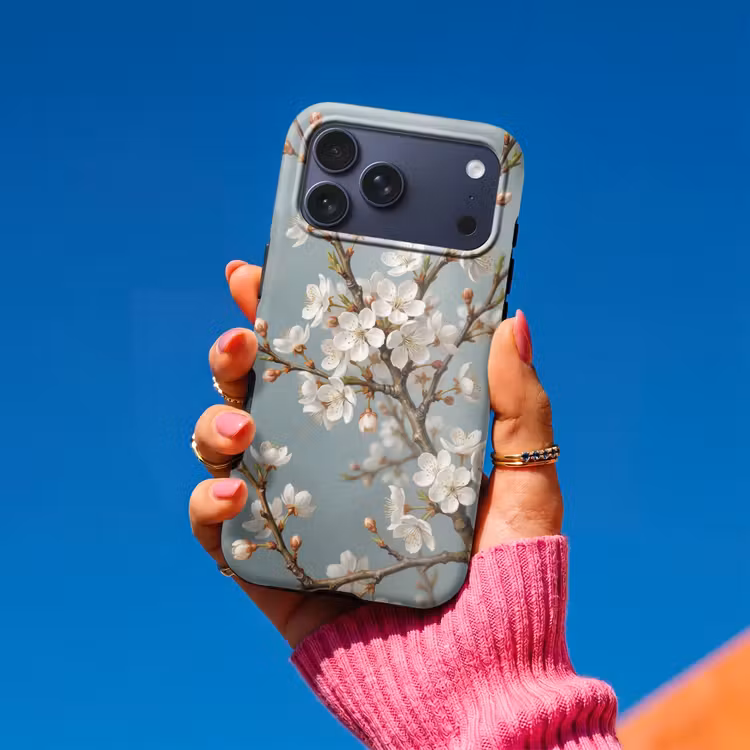 Telefoonhoesje Toughcase - Botanisch - Stilleven - Blauw — 2