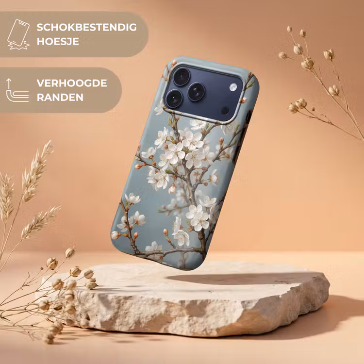 Telefoonhoesje Toughcase - Botanisch - Stilleven - Blauw — 5