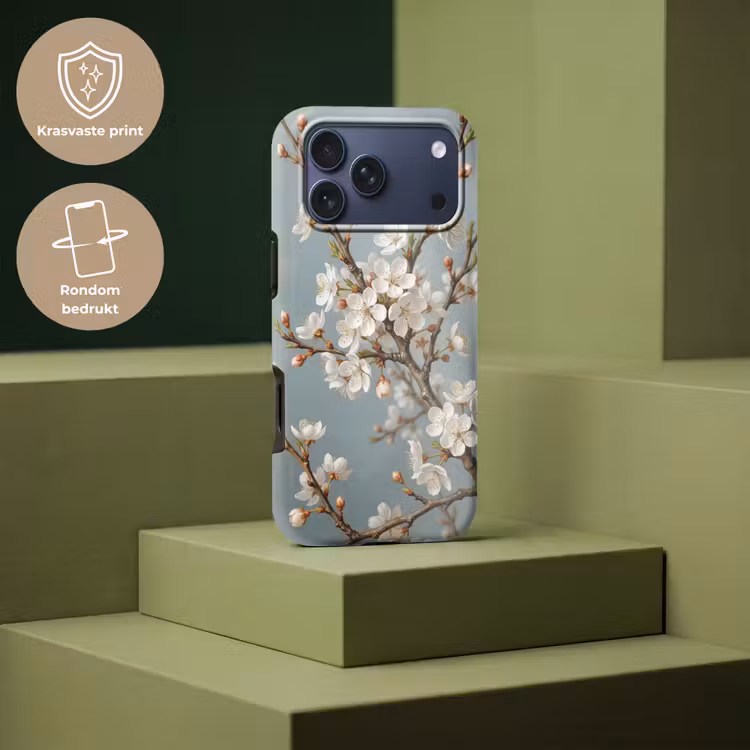 Telefoonhoesje Toughcase - Botanisch - Stilleven - Blauw — 7