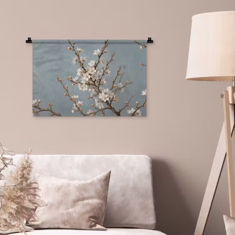 Wandkleed - Botanisch - Stilleven - Blauw — 2