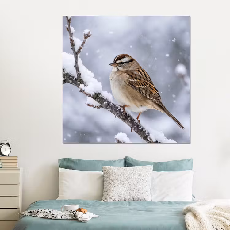 Forex - Vogel - Tak - Sneeuw - Winter — 2