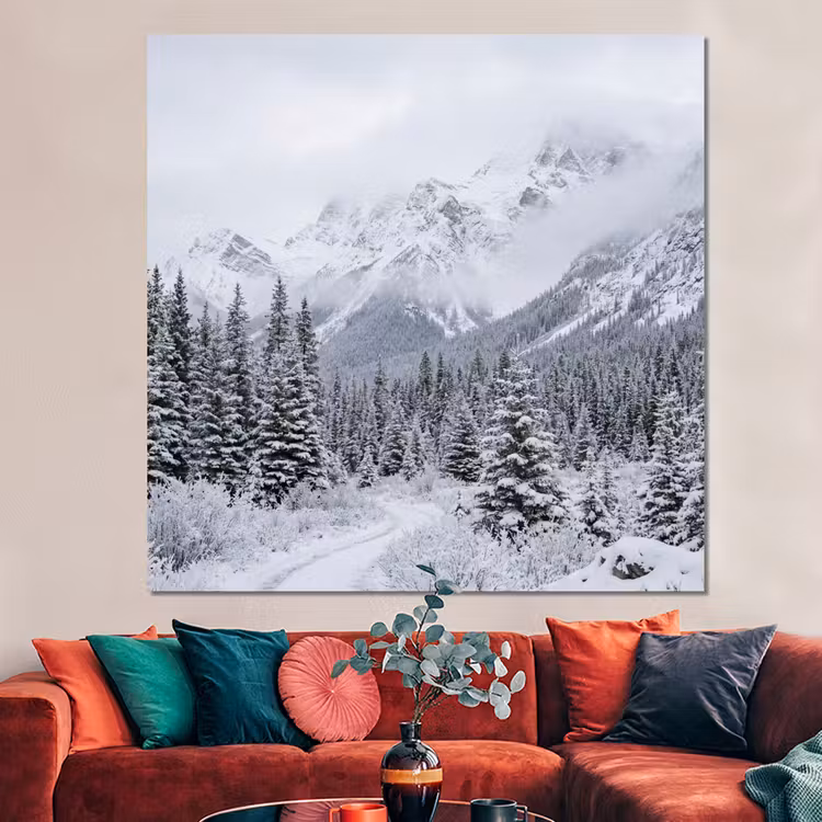 Forex - Weg - Bergen - Sneeuw - Naaldbos - Avontuurlijk — 3