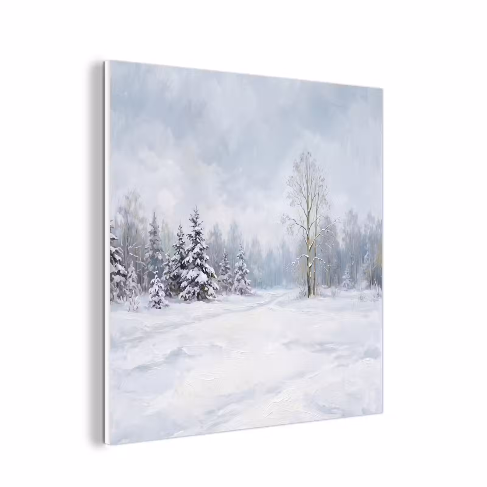 Forex - Bospad - Dennen - Sneeuw - Winter - Rustgevend — 1