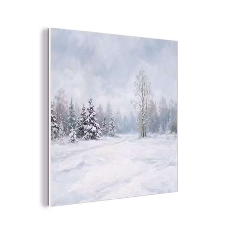 Forex - Bospad - Dennen - Sneeuw - Winter - Rustgevend — 1