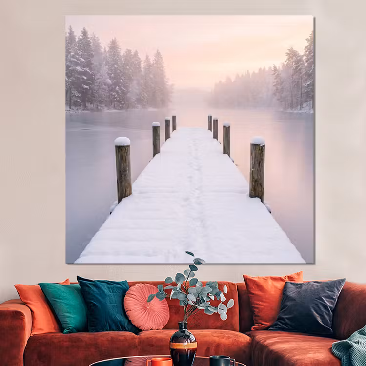 Forex - Steiger - Meer - Mist - Winter - Serene — 3