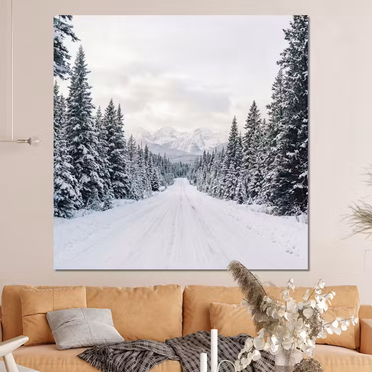 Forex - Weg - Sneeuw - Naaldbos - Winter - Avontuurlijk — 4