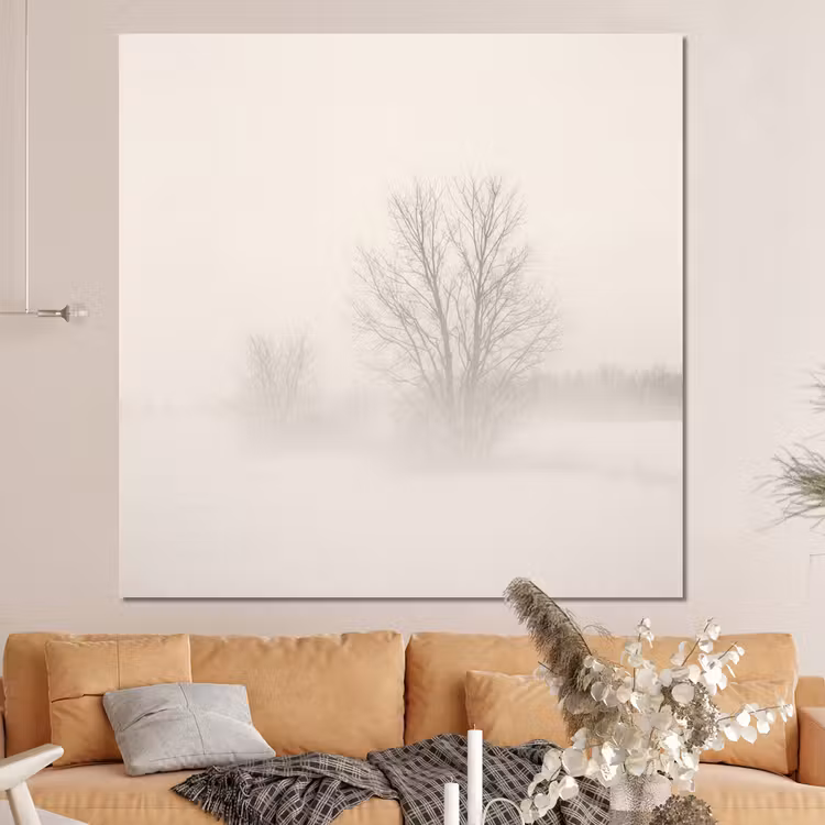Forex - Boom - Mist - Sneeuw - Winter - Minimalistisch — 4