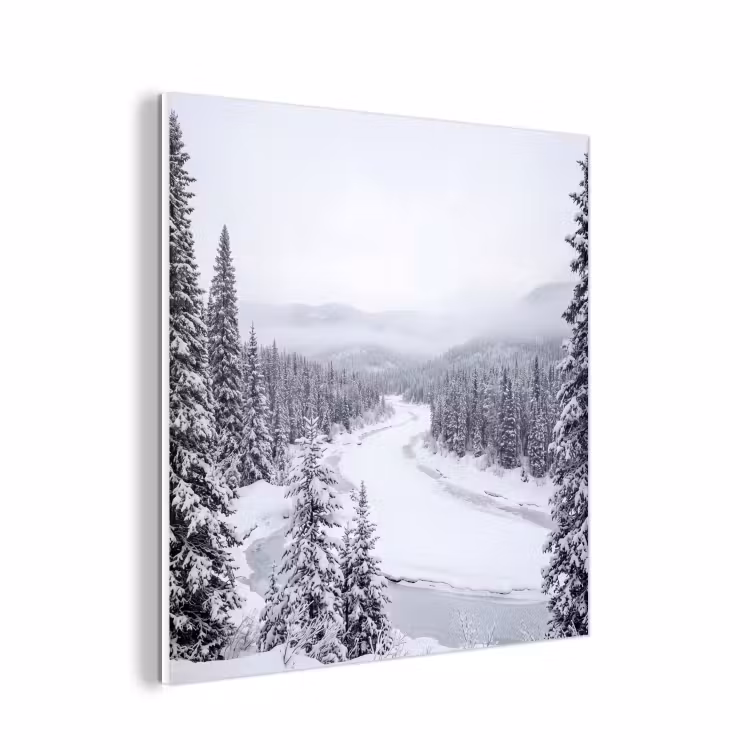 Forex - Rivier - Bevroren - Landschap - Winter — 1