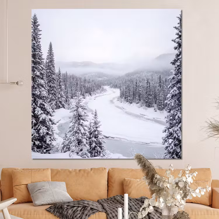 Forex - Rivier - Bevroren - Landschap - Winter — 4