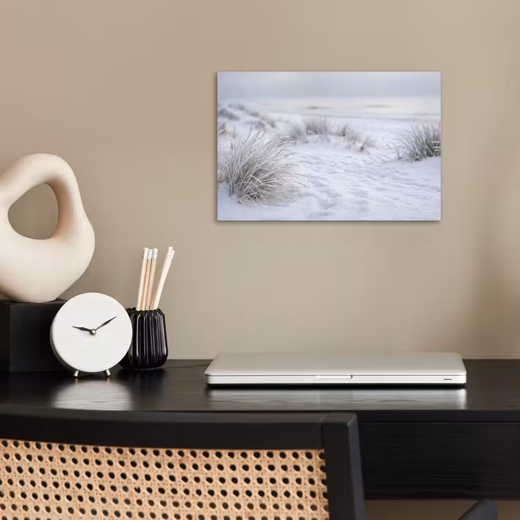 Poster - Duinen - Sneeuw - Strand - Winter - Serene — 2