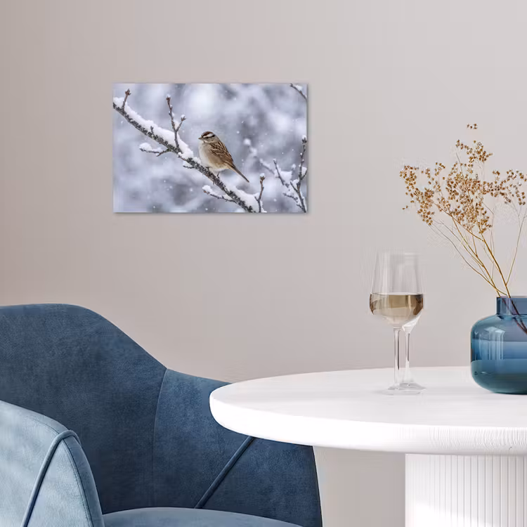 Poster - Vogel - Tak - Sneeuw - Winter — 4