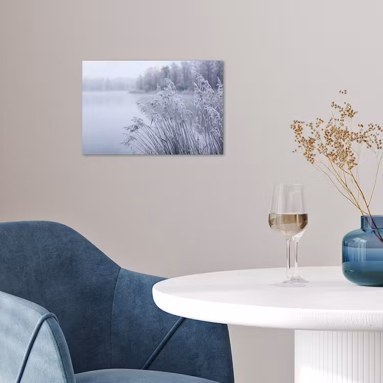 Poster - Riet - Bevroren - Winter - Natuur — 4