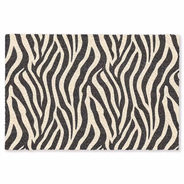 Vloerkleed - Zebra - Print - Klassiek - Zwart — 1