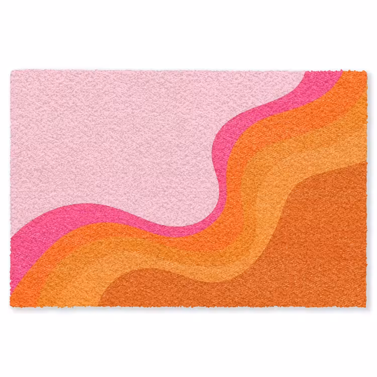 Vloerkleed - Retro - Waves - Kleurrijk — 1