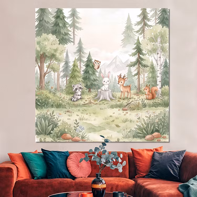 Forex - Bos - Dieren - Groen — 3